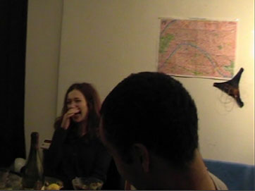 Davor Mezak featuring Jasna Zastavniković: Discohome, video-instalacija, galerija Miroslav Kraljević, 2002.