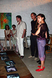 Instalacija Tri sobe, galerija SC, (s D. Friščićem i F.Rogićem), Zagreb, 2003.