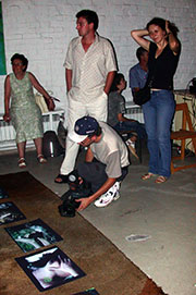 Instalacija Tri sobe, galerija SC, (s D. Friščićem i F.Rogićem), Zagreb, 2003.