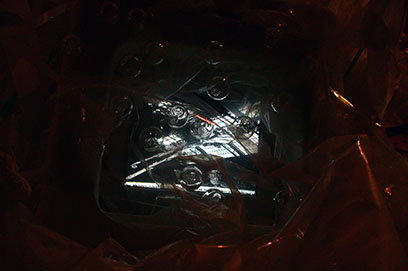 Instalacija Tri sobe, galerija SC, (s D. Friščićem i F.Rogićem), Zagreb, 2003.