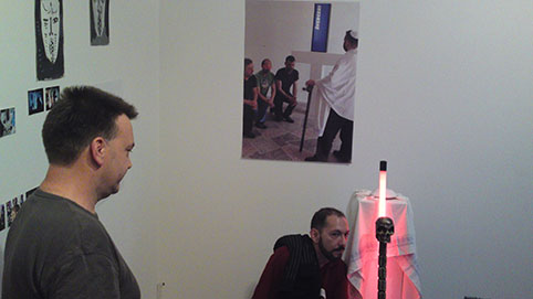 Trash, instalacija Top secret i perfomace, galerija Greta, 2011