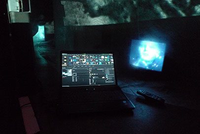 Festival Croatie la voici, sekcija muzika, Davor Mezak, Martina Mezak, video instalacija, printevi, 2013, Paris.