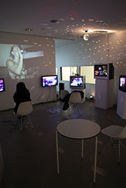 Davor Mezak i Marko Čubrilo   video-instalacija 'Turbo', galerija Nano i THT nagrada, MSU, 2013.