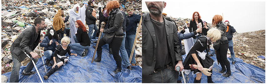 Brod luđaka, Davor Mezak, Danko Friščić, video instalacija, MSU, No galerija, 2014.