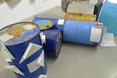 TROLIK, Davor Mezak, Danko, Friščić, Frane Rogić, instalacija, galerija Bačva, 2016.