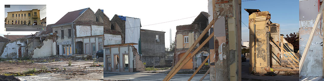 Potresna stvarnost, fotografije na lightboxovima, instalacije, video MSU, BLACK BOX, 2022.