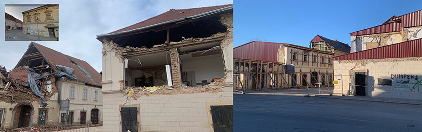 Potresna stvarnost, fotografije na lightboxovima, instalacije, video MSU, BLACK BOX, 2022.